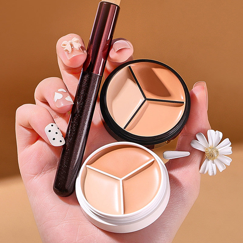 3-farbige Concealer-Creme