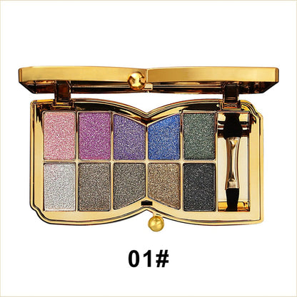 KAUFEN SIE 3 SPAREN SIE 15% & VERSANDKOSTENFREI✨10 Farben Sparkle Shimmer Eyeshadow Palette