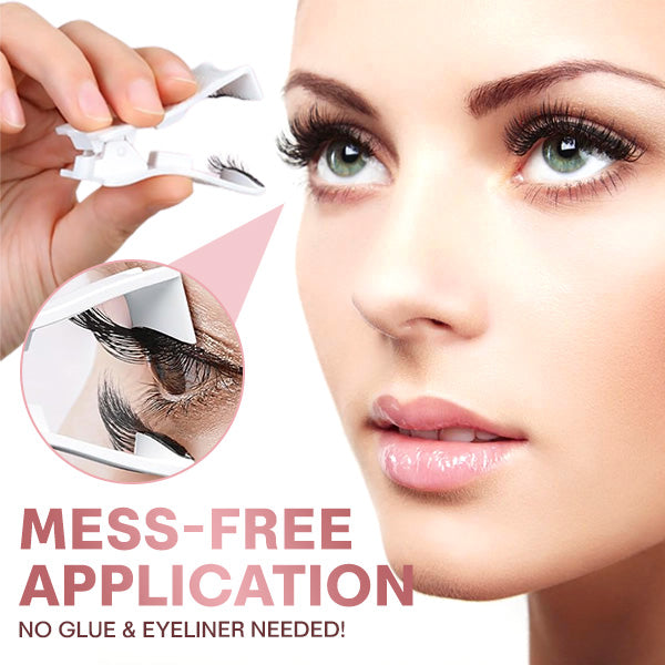 Makellose magnetische Wimpern