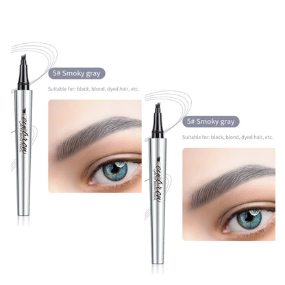 Wasserdichter 3D-Augenbrauenstift Microblading Tattoo Pen mit 4 Zähnen