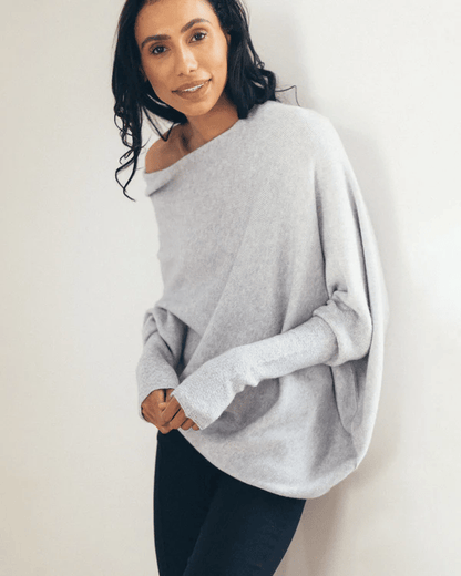 Asymmetrisch drapierter Pullover🎉