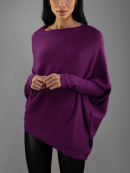 Asymmetrisch drapierter Pullover🎉