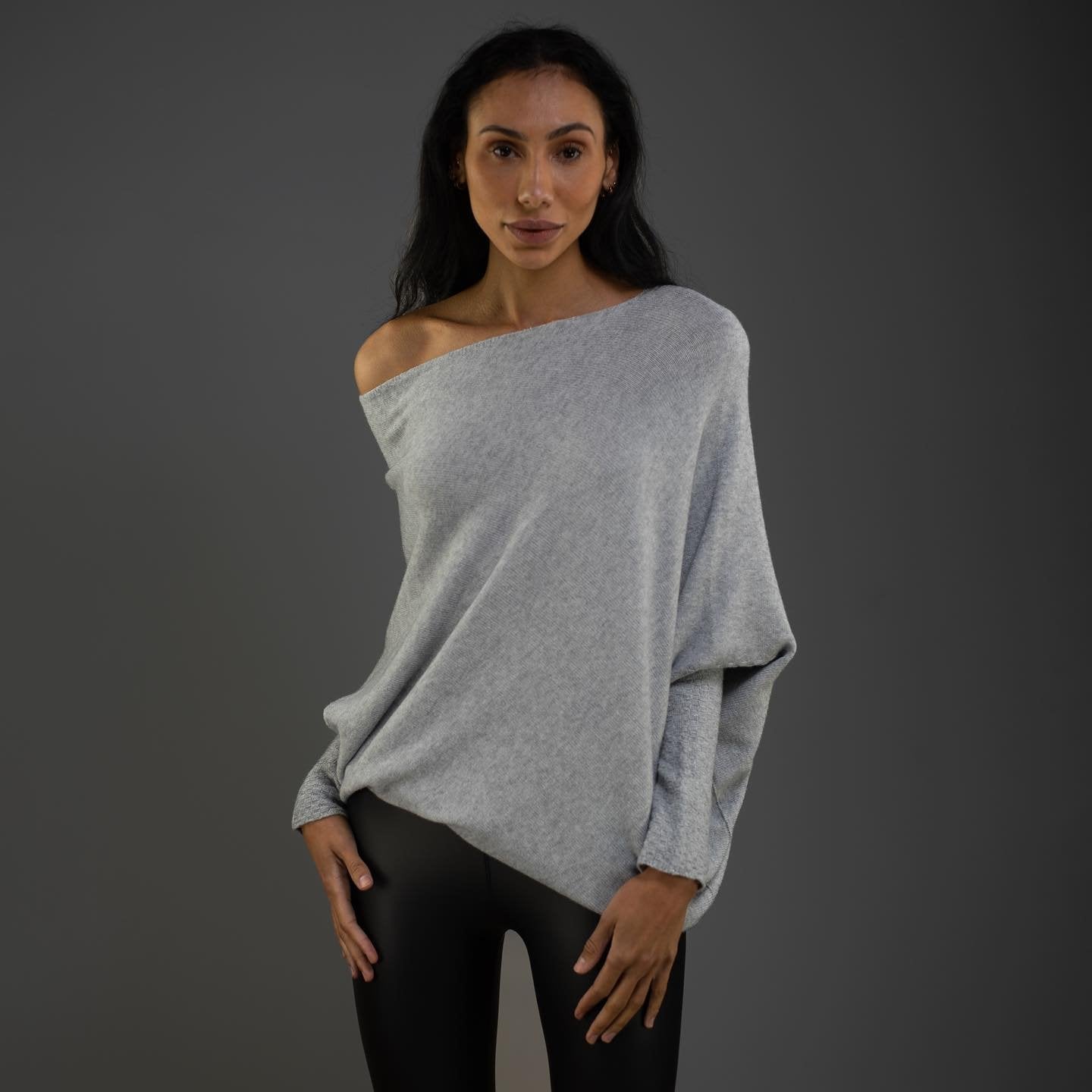 Asymmetrisch drapierter Pullover🎉